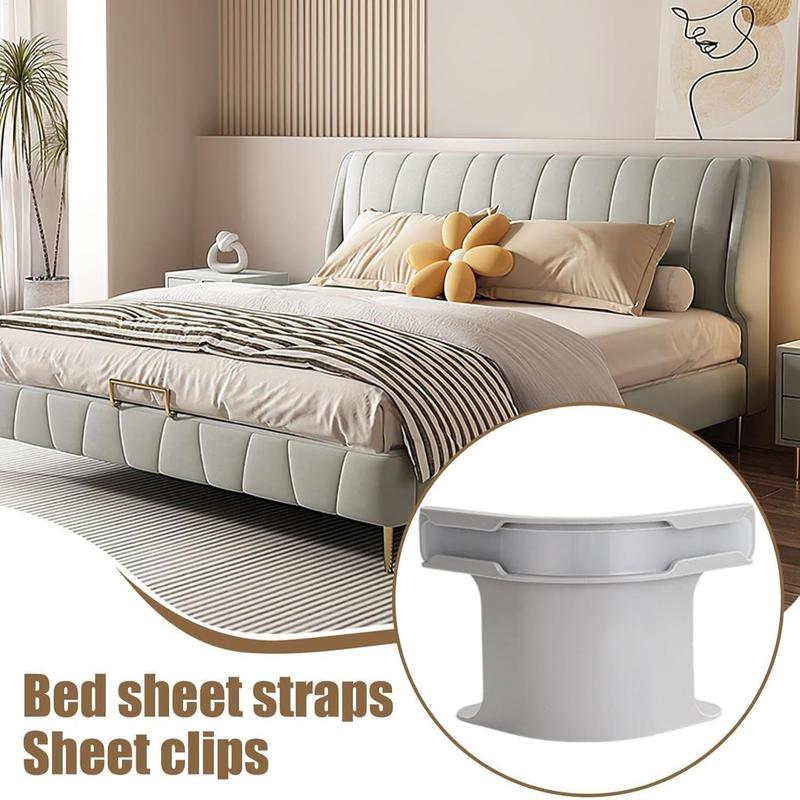 GripForce Sheet Holders — Sleep Tight All Night with Wrinkle-Free, Snug Bedding (4 pieces)