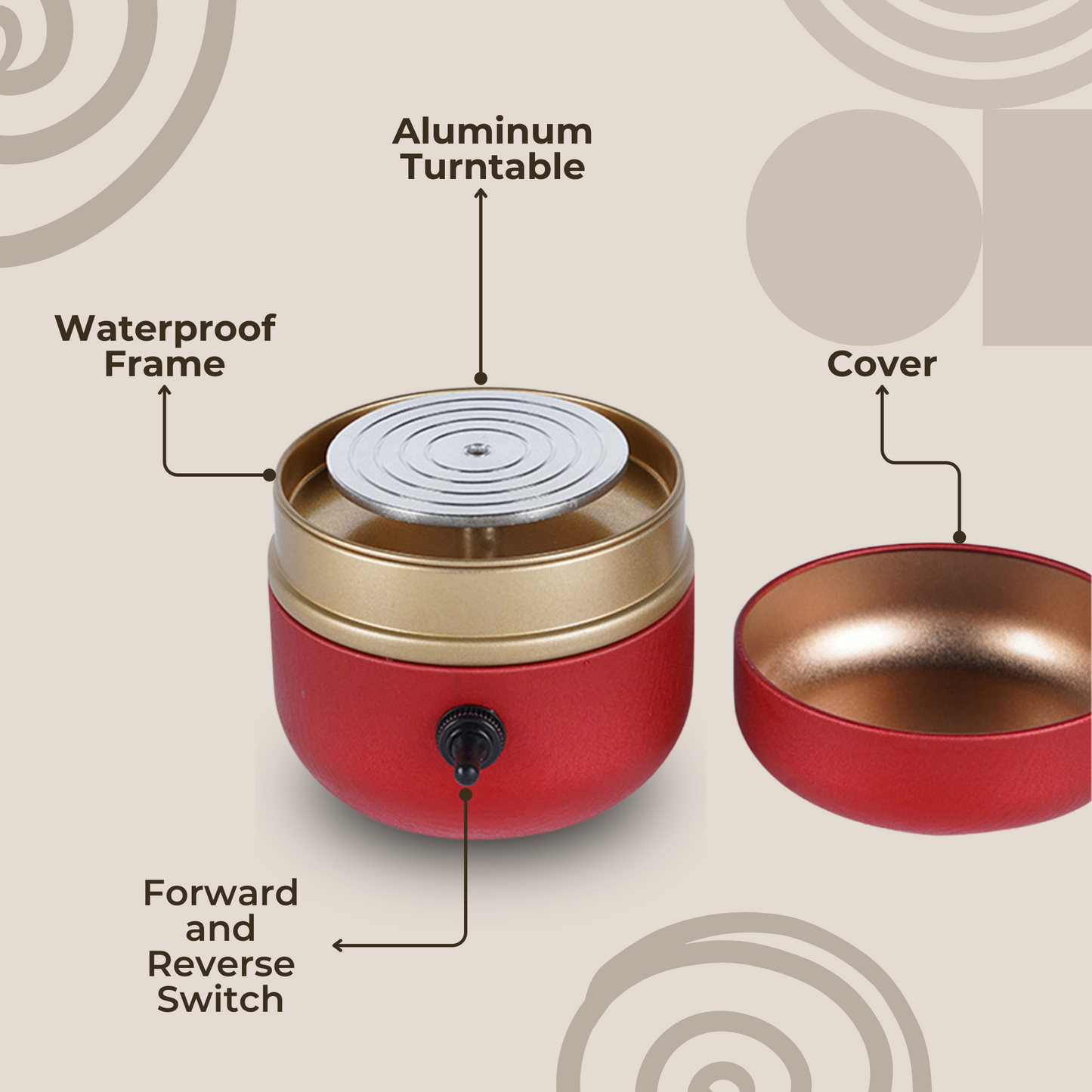 CreationSpin™ — Craft Stunning Pottery Instantly Without the Mess or Noise