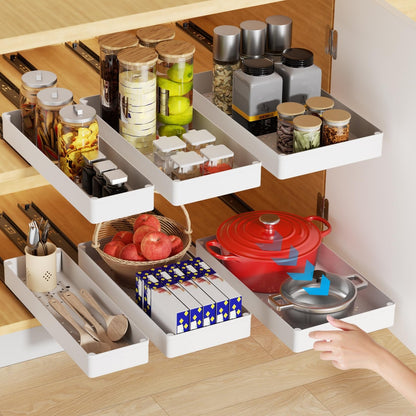 SlipStream Glide — Transform Cluttered Cabinets into Effortless, Spacious Order