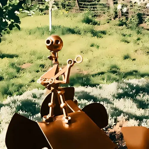 Metal Windmill "Rock Band" — Ignite Your Garden with the Raw Power and Passion of Rocking Motion