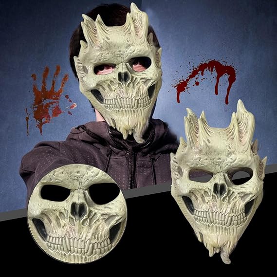 InfernoGrim Skull Mask — Command Every Fearful Heart with Unmatched Realism and Comfort