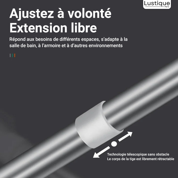 VeroGrip™ Telescopic Rod — Snap Perfect Fits Instantly Without Damage or Drama