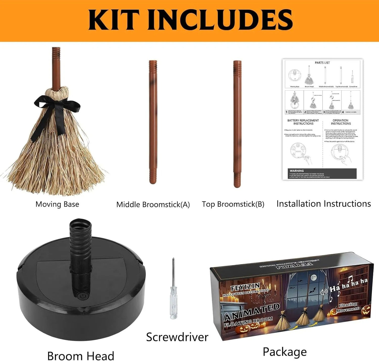 Floating Phantom Broom — Ignite Spine-Chilling Fear That Commands Every Gaze