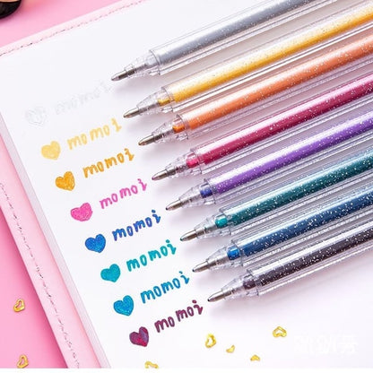 LumeLuxe Glitter Gel Pens — Ignite Every Page with Stunning, Smudge-Proof Sparkle