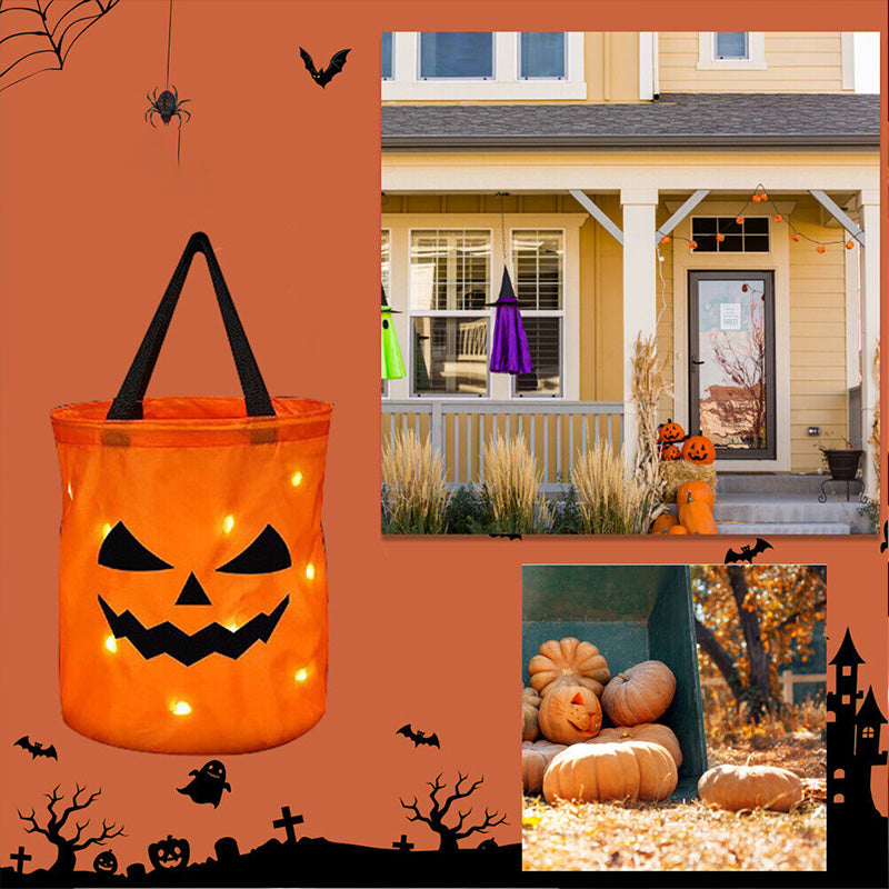 LumaPumpkin Tote — Light Up Safety and Make Every Trick-or-Treat Moment Unforgettable