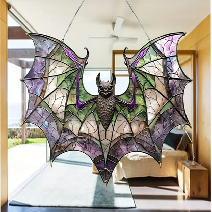Bat Purple Acrylic Window Hanging — Transform Sunlight Into a Living Memory That Warms Your Soul