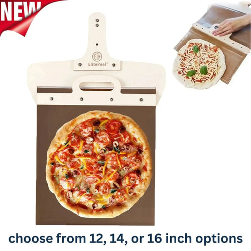 SlixaGlide Sliding Pizza Peel — Master the Perfect Pizza Launch Every Time Without the Mess