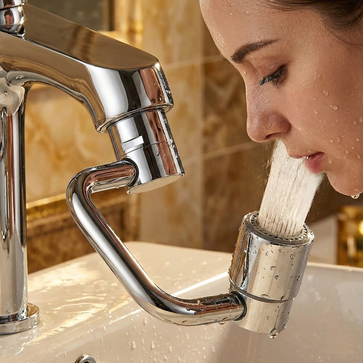 HydroTwist™ — Command Your Sink with Effortless, Splash-Free Precision
