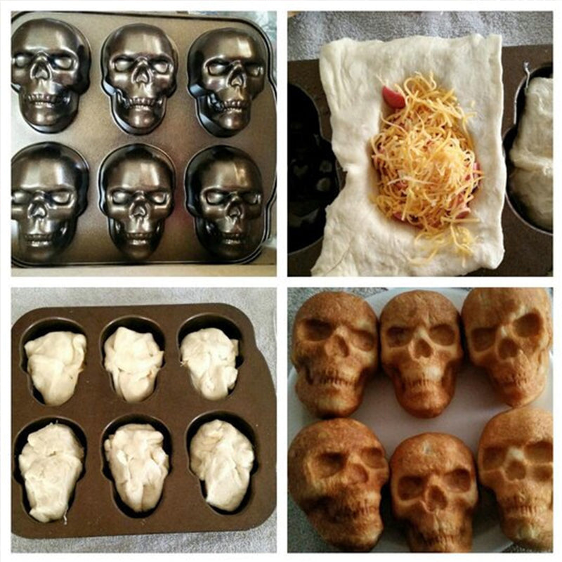 BoneRattle Skull Mold — Create Spine-Chilling Desserts That Haunt Every Celebration