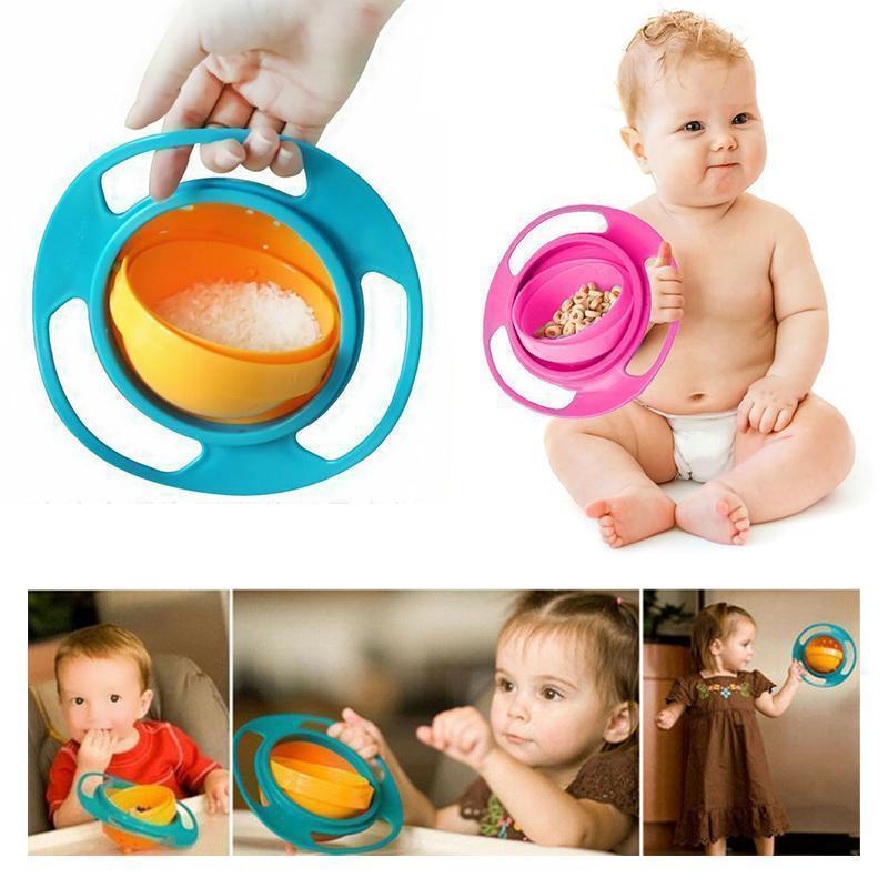 Baby Universal Gyro Bowl — Turn Toddler Mess Into Stress-Free Mealtime Magic