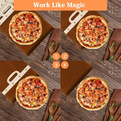 SlixaGlide Sliding Pizza Peel — Master the Perfect Pizza Launch Every Time Without the Mess