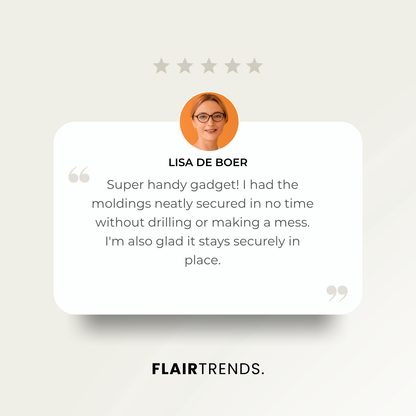 GripForge™ — Nail Your Trim Perfectly Without Drills or Wall Damage (50+50 free)