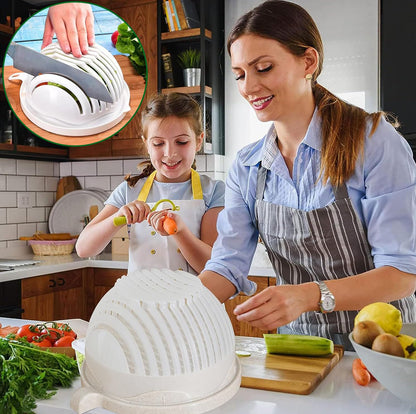 SwiftSlice Bowl — Transform Salad Prep into a Quick, Safe, and Mess-Free Power Move