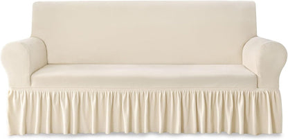 Velvet-Rich Sofa Slipcover — Wrap Your Sofa in Irresistible Plush Comfort and Unshakable Pet-Proof Style