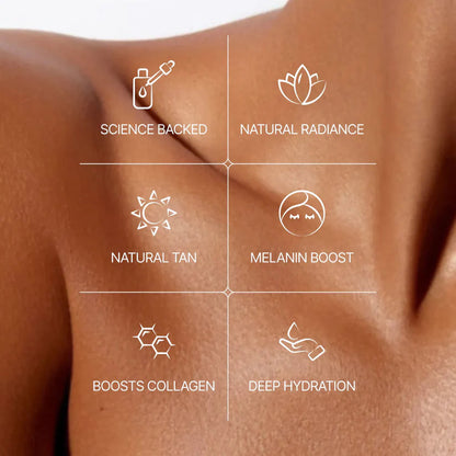 SolarLuxe™ — Glow Confidently with a Natural, Head-Turning Bronze