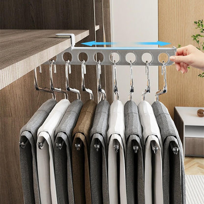 PowerGrip Retractable Clothes Rack — Unlock Hidden Space and Command Closet Control Instantly