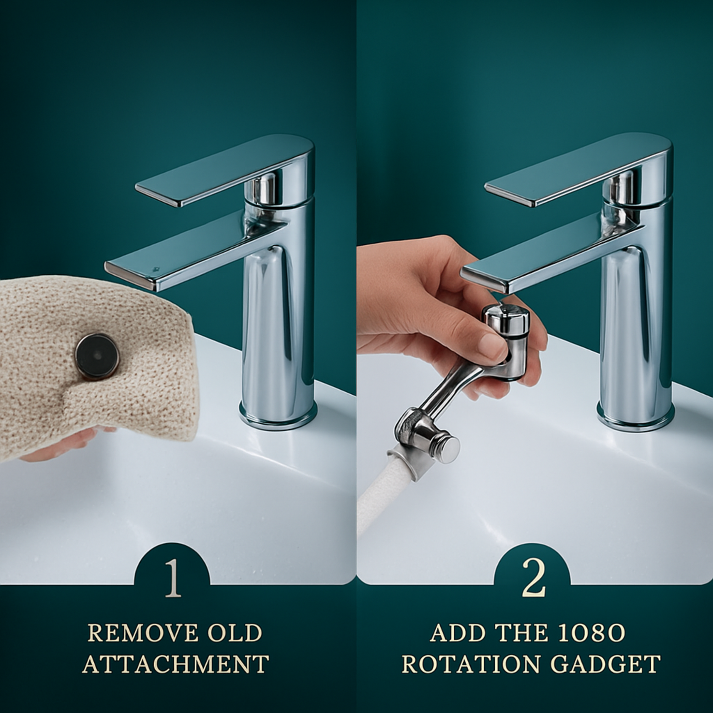 HydroTwist™ — Command Your Sink with Effortless, Splash-Free Precision