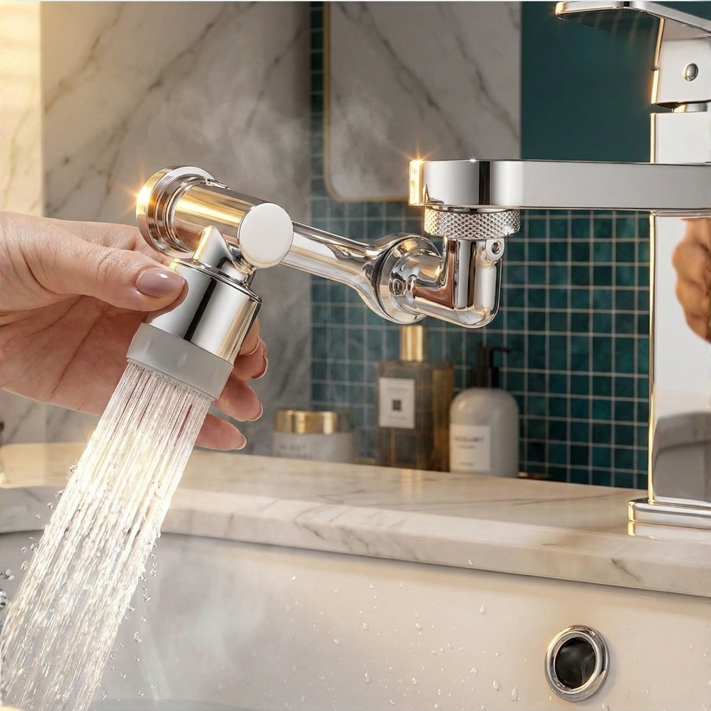 HydroTwist™ — Command Your Sink with Effortless, Splash-Free Precision