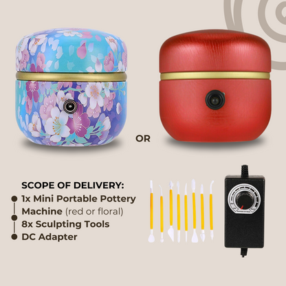 ClayCraze™ Mini Potter — Create Stunning Clay Masterpieces Quietly Without a Kiln or Mess