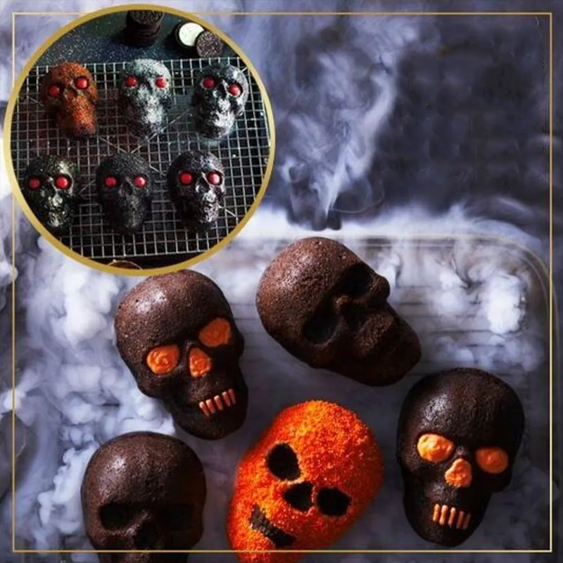 BoneRattle Skull Mold — Create Spine-Chilling Desserts That Haunt Every Celebration