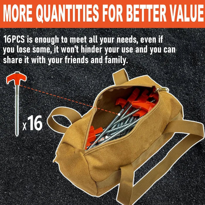 TerraGrip™ — Lock Your Camp Down Tight and Relax with Lightning-Fast, Unbreakable Stakes