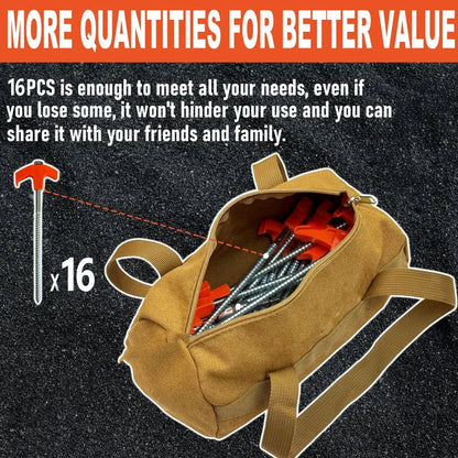 TerraGrip™ — Lock Your Camp Down Tight and Relax with Lightning-Fast, Unbreakable Stakes