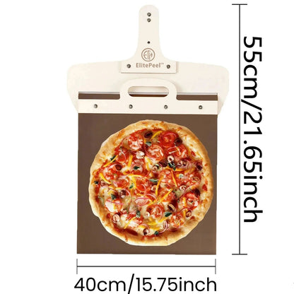 SlixaGlide Sliding Pizza Peel — Master the Perfect Pizza Launch Every Time Without the Mess