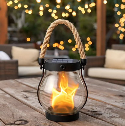 SolarFlame Aura Lantern — Light Up Nights with Safe, Hypnotic Flicker Magic