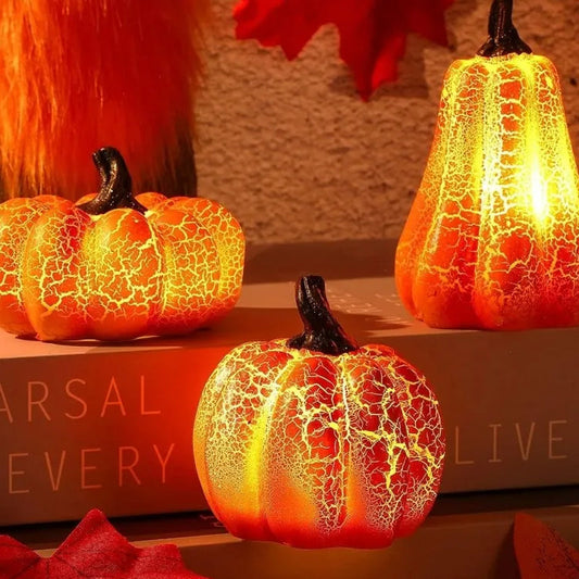 HexaGlow™ Pumpkin Lanterns — Ignite Instant Halloween Awe with Mesmerizing Spooky Charm