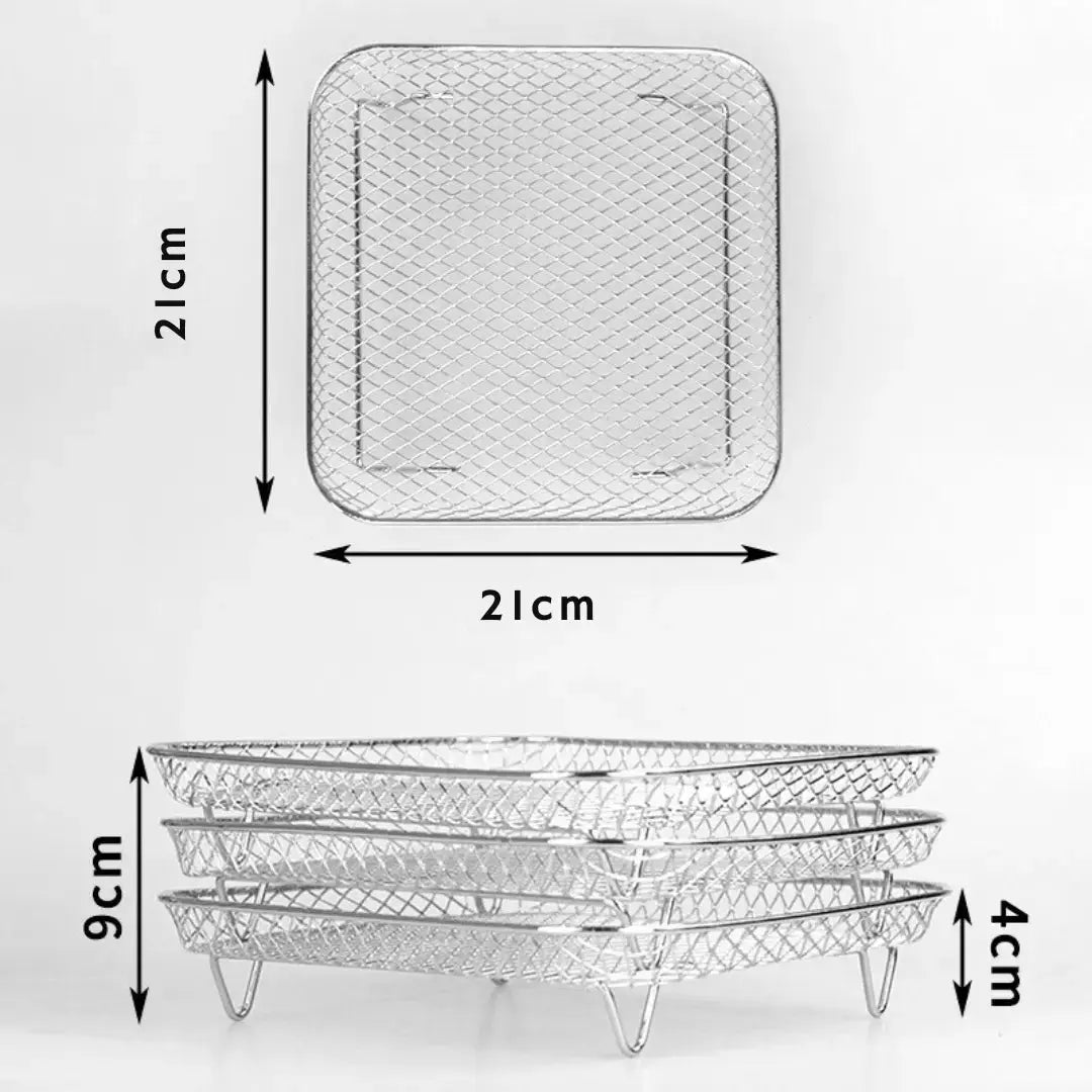 StackMaster™ Multi-Layer Baskets — Double Your Dinner, Zero Compromise