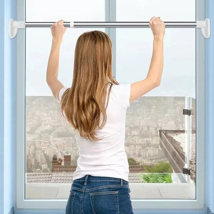 RodMaster™ PowerGrip Adjustable Rod — Snap It In Place and Own a Flawless, Damage-Free Home Instantly