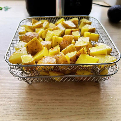 MultiDeck Stackable Air Fryer Baskets — Triple Your Cooking Power and Savor Every Flavor Separately